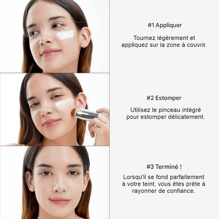 Fond de teint coréen à couleur changeante