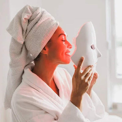 Masque facial à photons