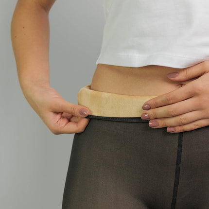 Collant polaire transparent