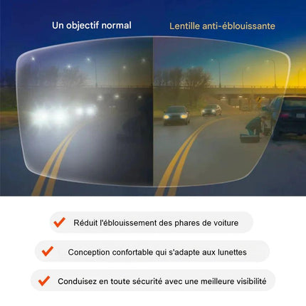 Lunettes de conduite anti-éblouissement