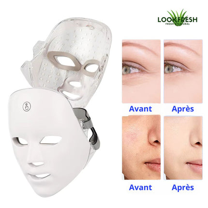 Masque facial à photons